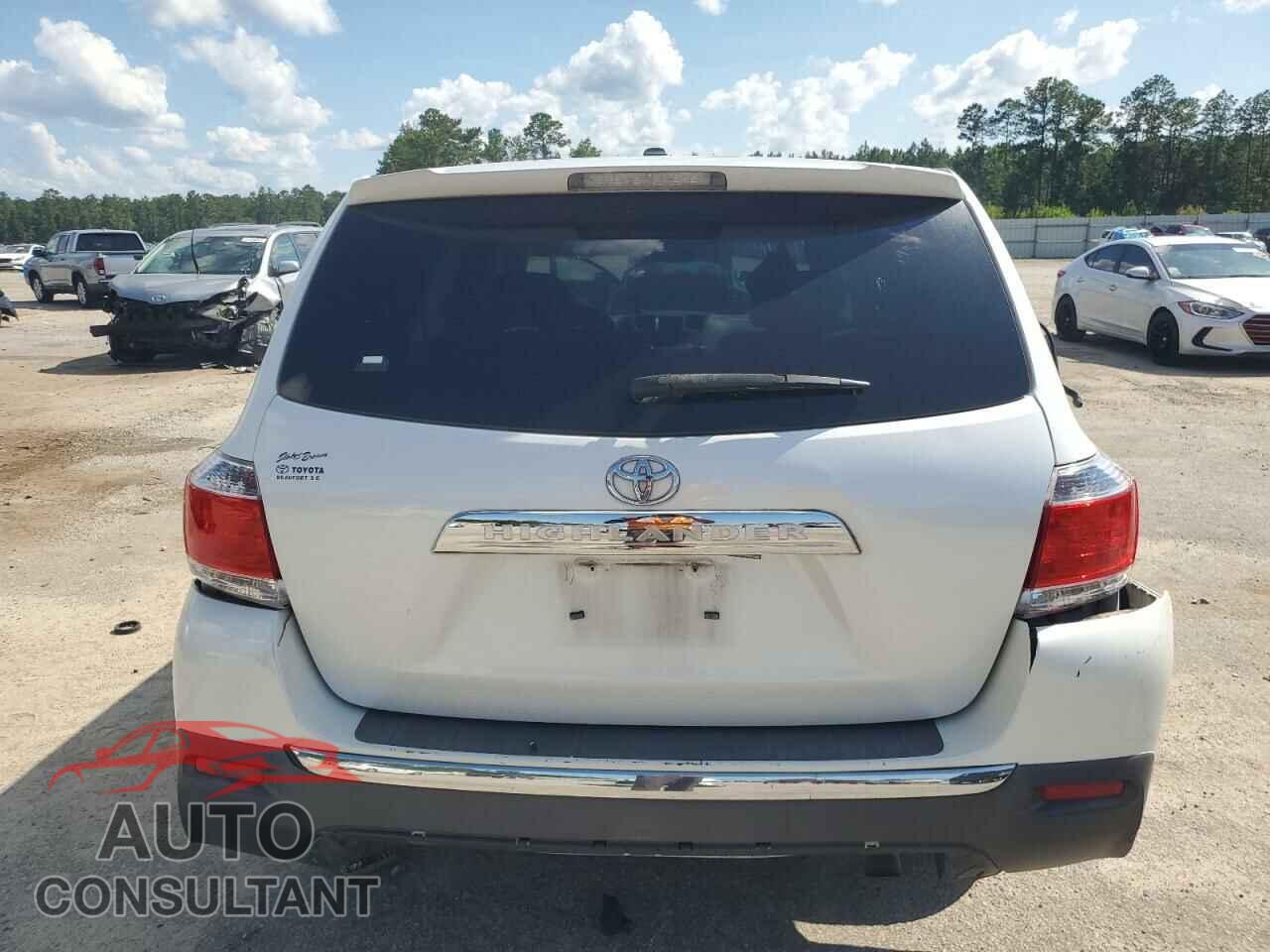 TOYOTA HIGHLANDER 2012 - 5TDZA3EH3CS028686