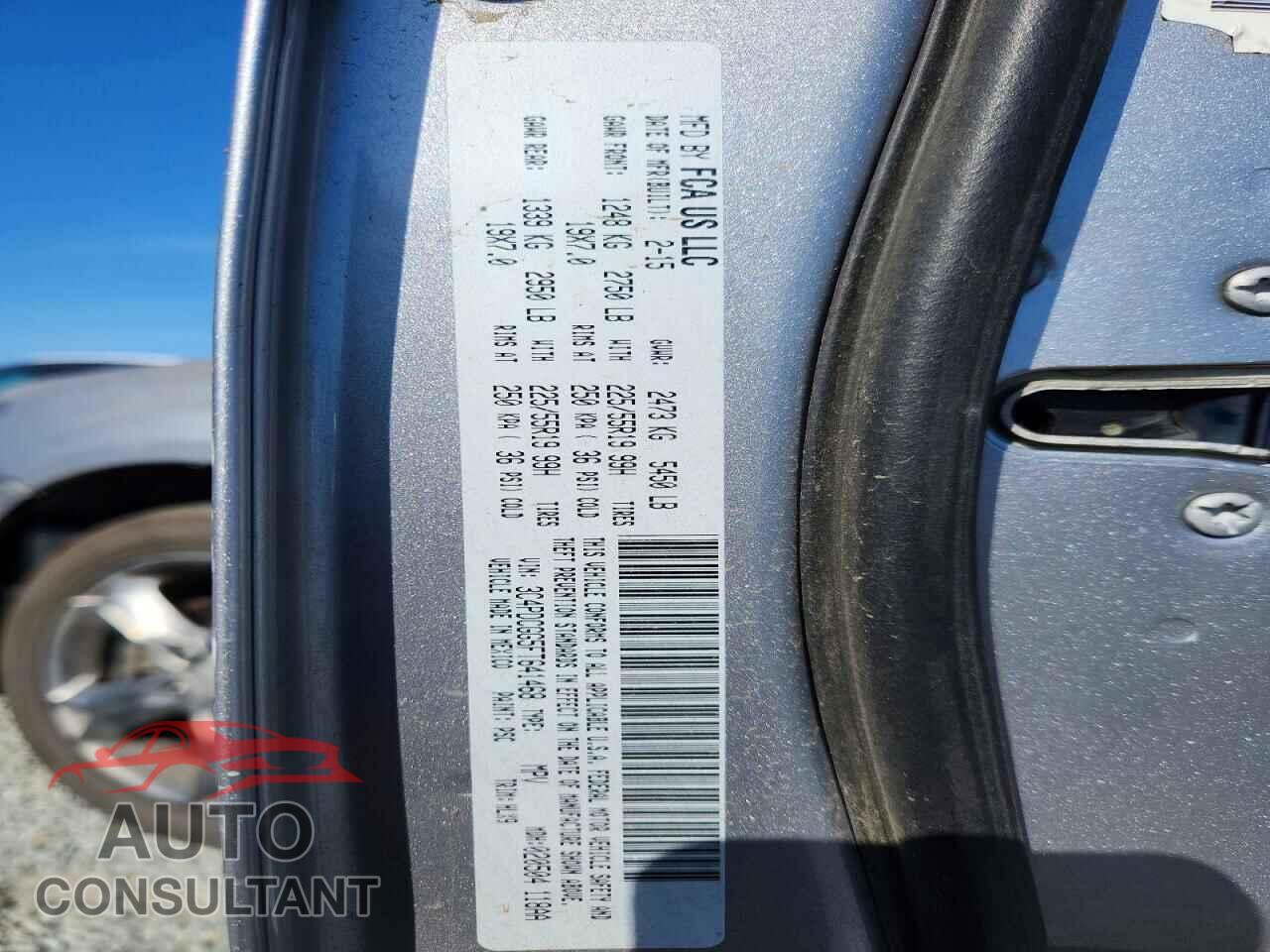 DODGE JOURNEY 2015 - 3C4PDCGG5FT641468