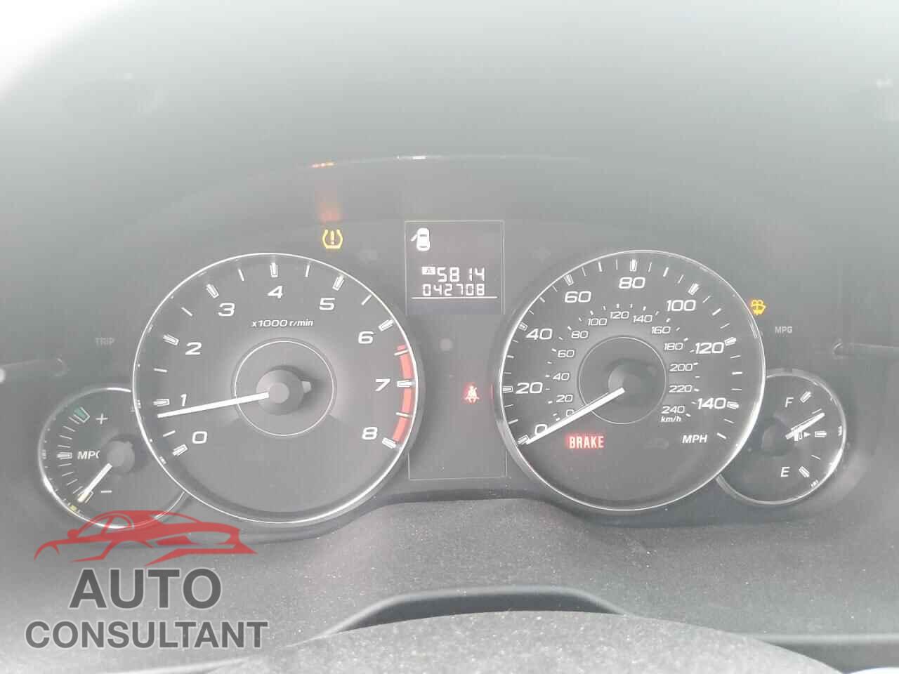 SUBARU OUTBACK 2012 - 4S4BRCFC4C1294966