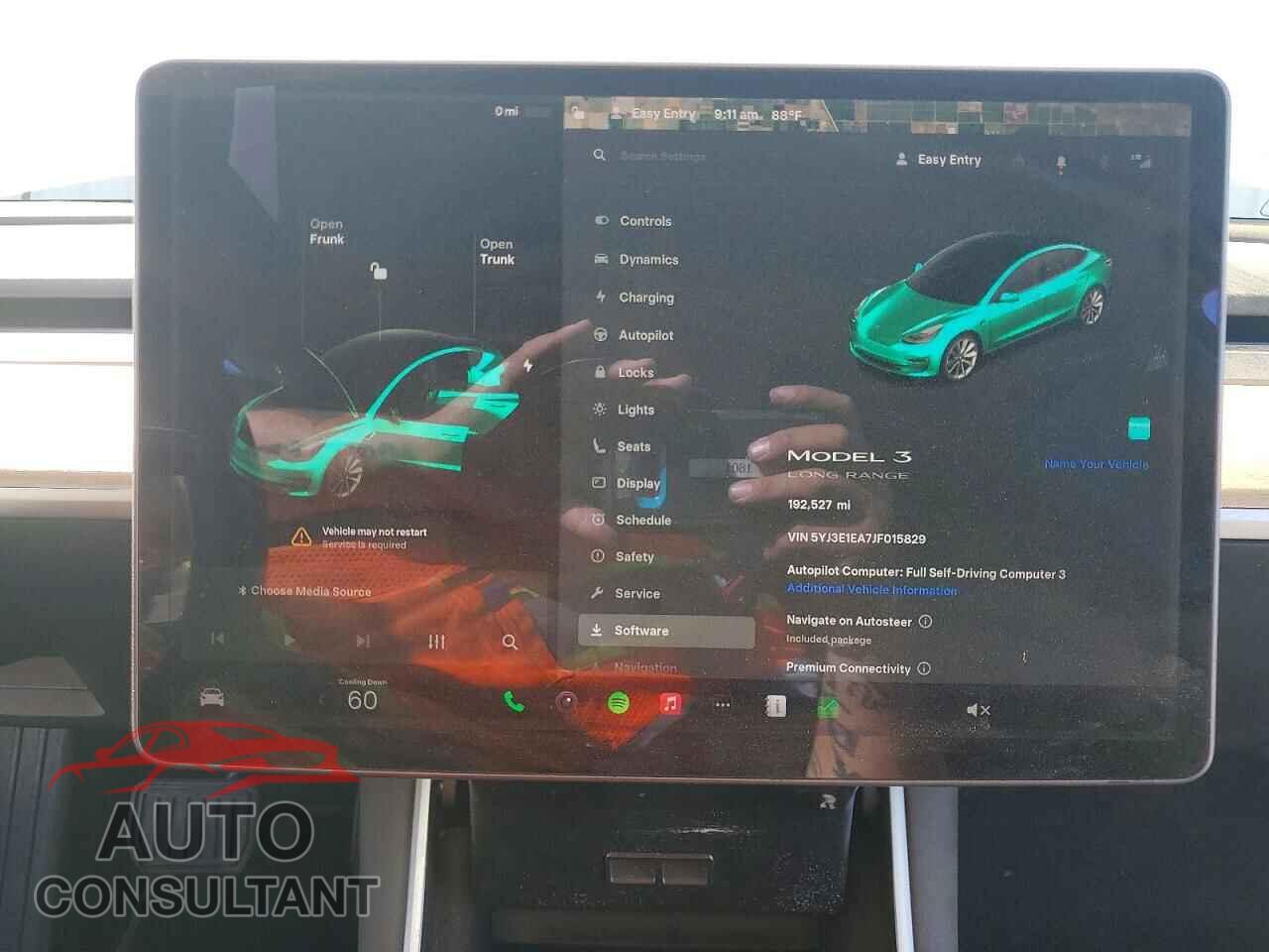 TESLA MODEL 3 2018 - 5YJ3E1EA7JF015829