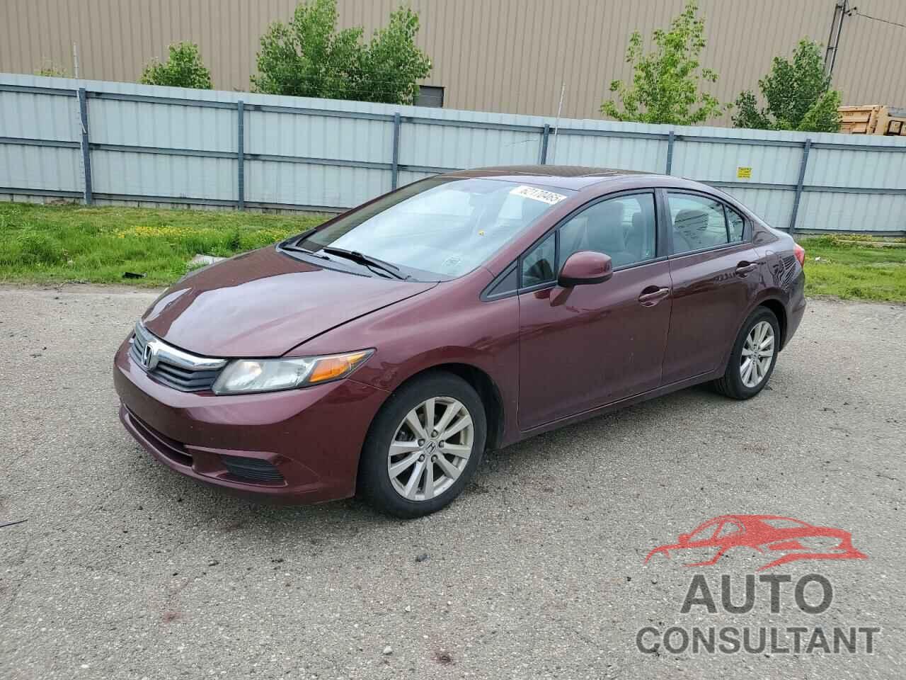HONDA CIVIC 2012 - 19XFB2F85CE042480