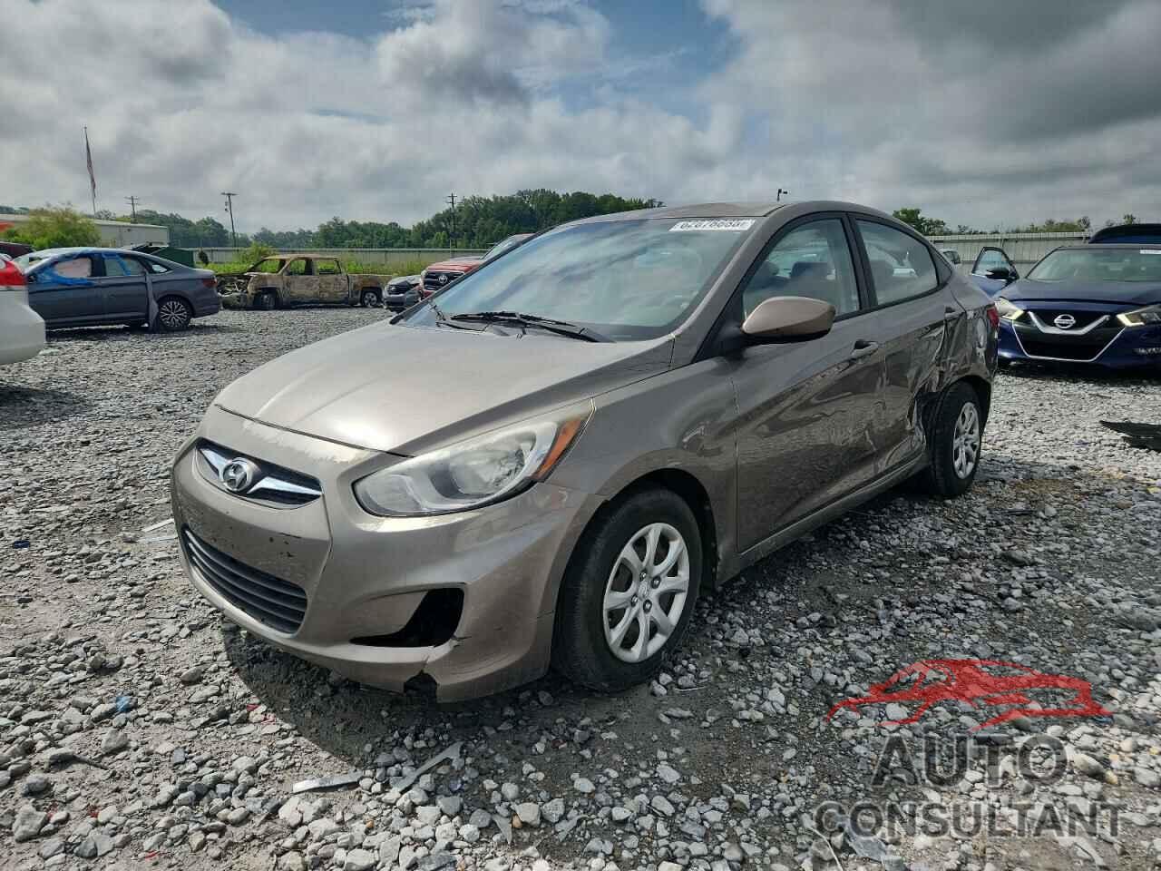 HYUNDAI ACCENT 2012 - KMHCT4AE8EU591213