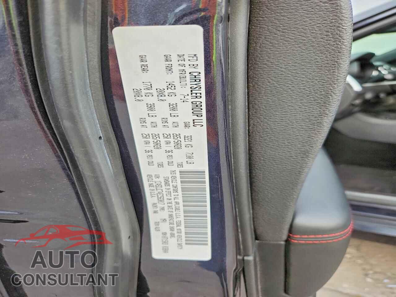 DODGE DURANGO 2014 - 1C4SDJCT4EC563017