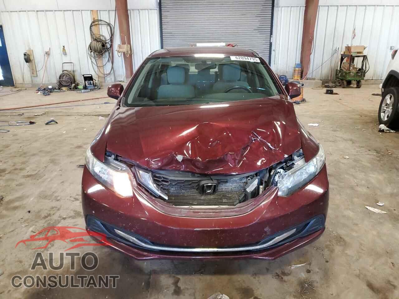 HONDA CIVIC 2013 - 19XFB2F55DE060453