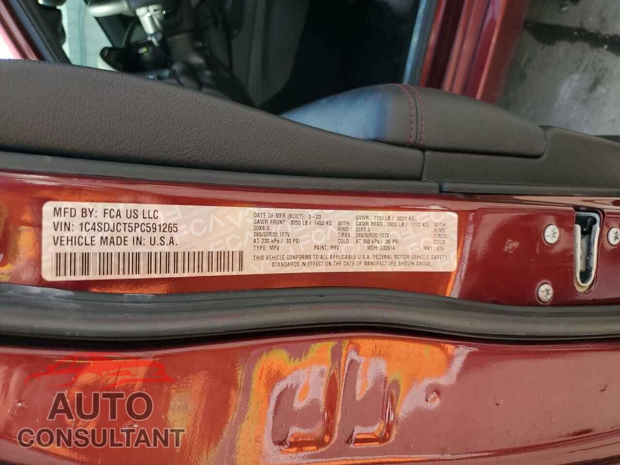 DODGE DURANGO 2023 - 1C4SDJCT5PC591265