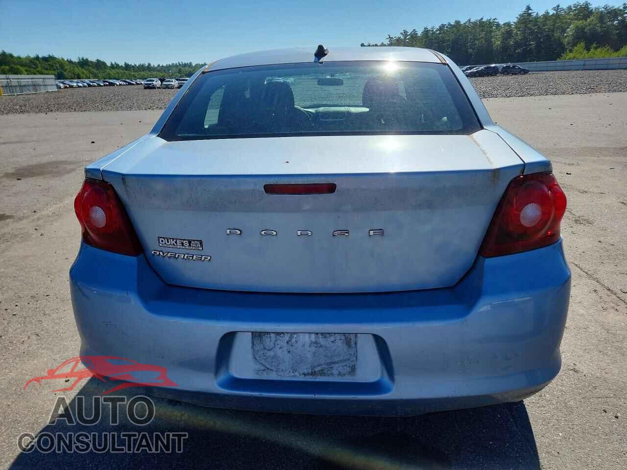 DODGE AVENGER 2013 - 1C3CDZAB8DN644106