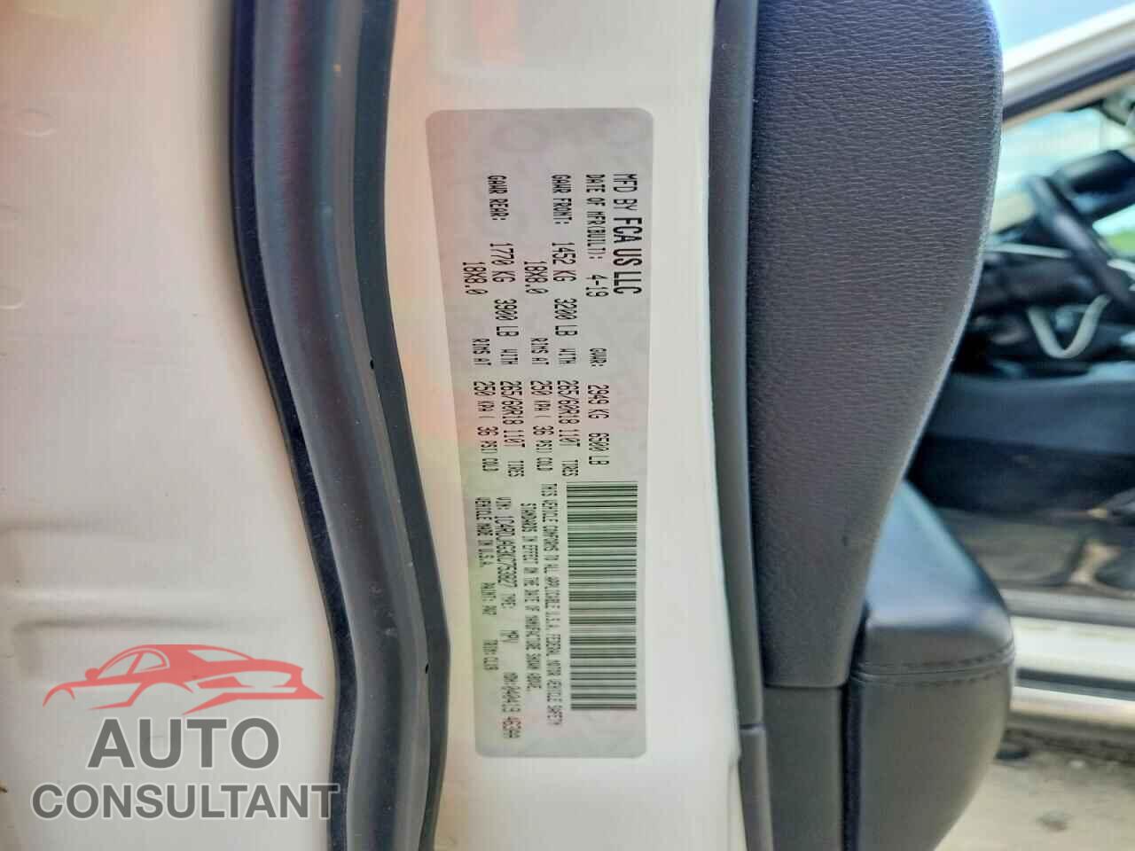 DODGE DURANGO 2019 - 1C4RDJAG3KC753827