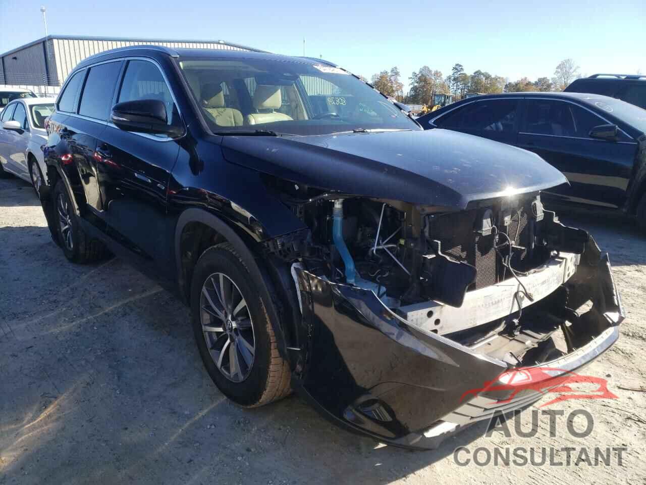 TOYOTA HIGHLANDER 2017 - 5TDKZRFH7HS209907