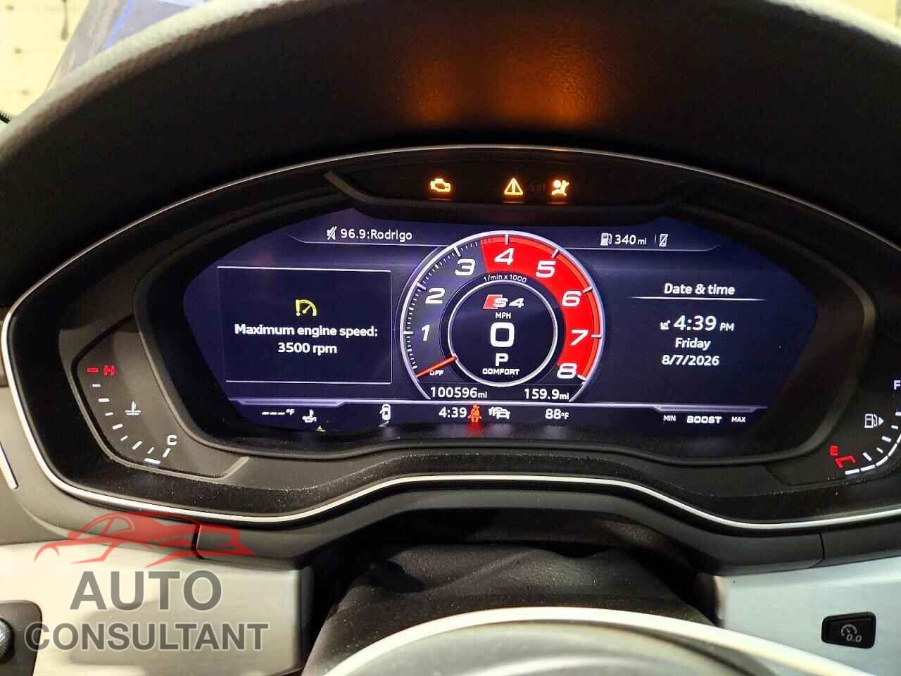 AUDI S4/RS4 2018 - WAUC4AF4XJA230140