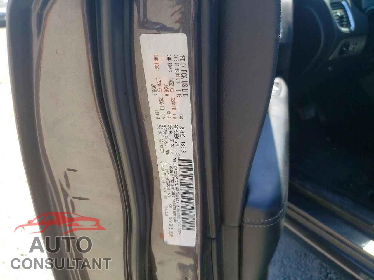 DODGE DURANGO 2015 - 1C4RDJAG9FC760741