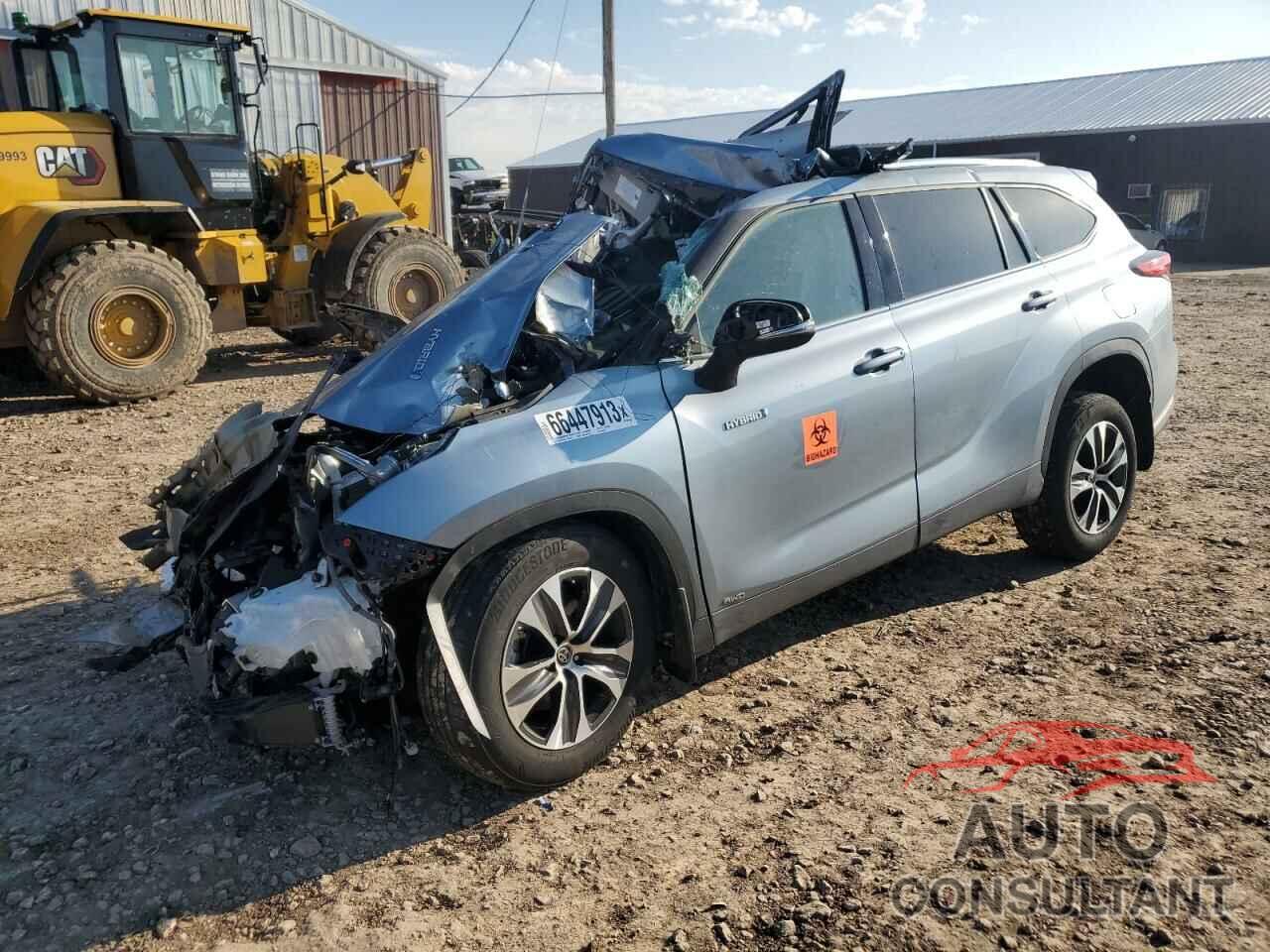 TOYOTA HIGHLANDER 2021 - 5TDHBRCH4MS060837