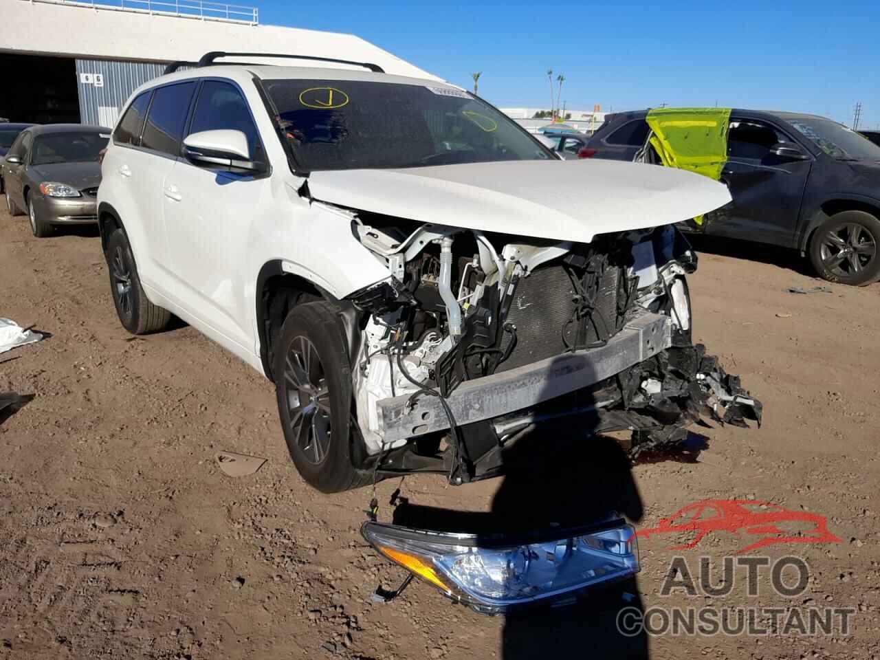 TOYOTA HIGHLANDER 2017 - 5TDZZRFH2HS206248