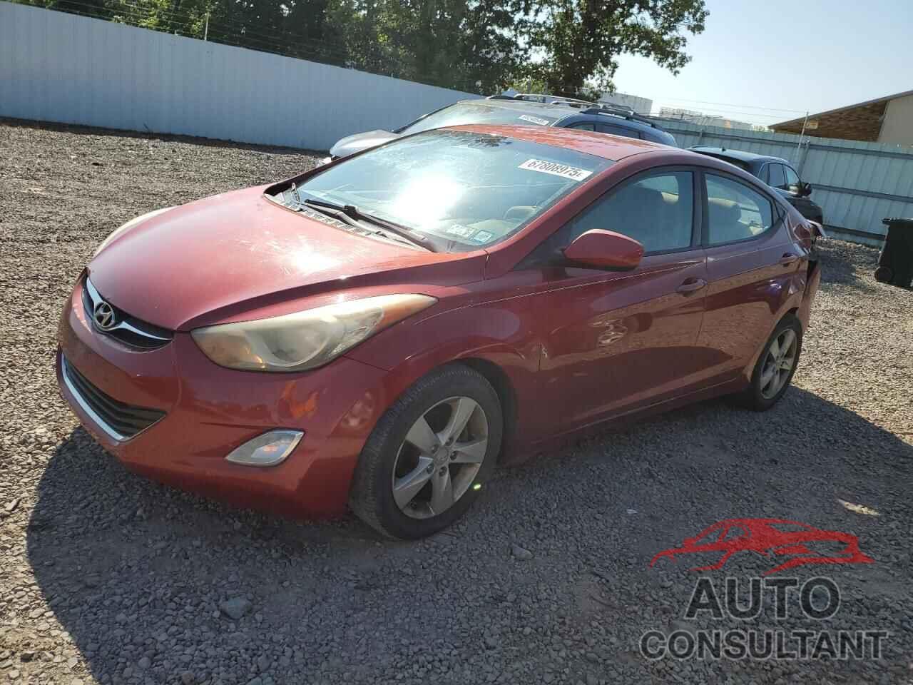 HYUNDAI ELANTRA 2012 - KMHDH4AE0CU189849