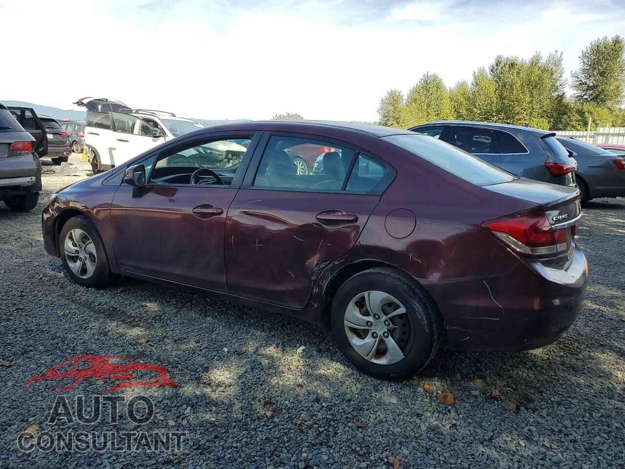 HONDA CIVIC 2013 - 19XFB2F54DE242306