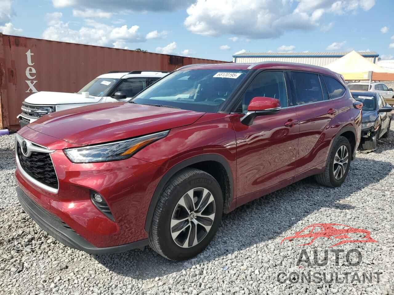 TOYOTA HIGHLANDER 2022 - 5TDGZRAH8NS541329