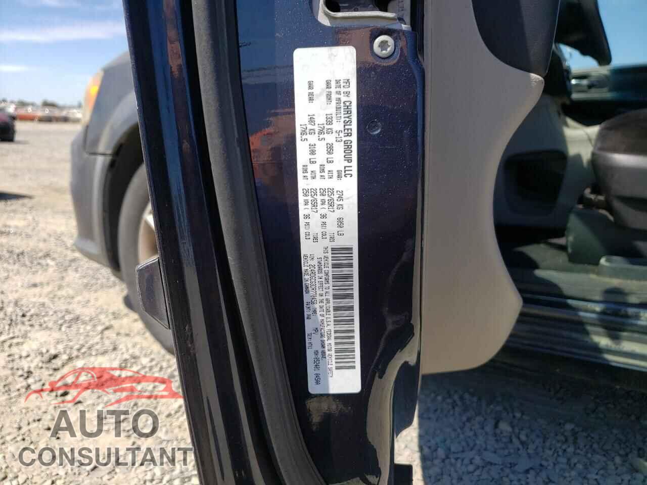 DODGE CARAVAN 2013 - 2C4RDGCG3DR770458
