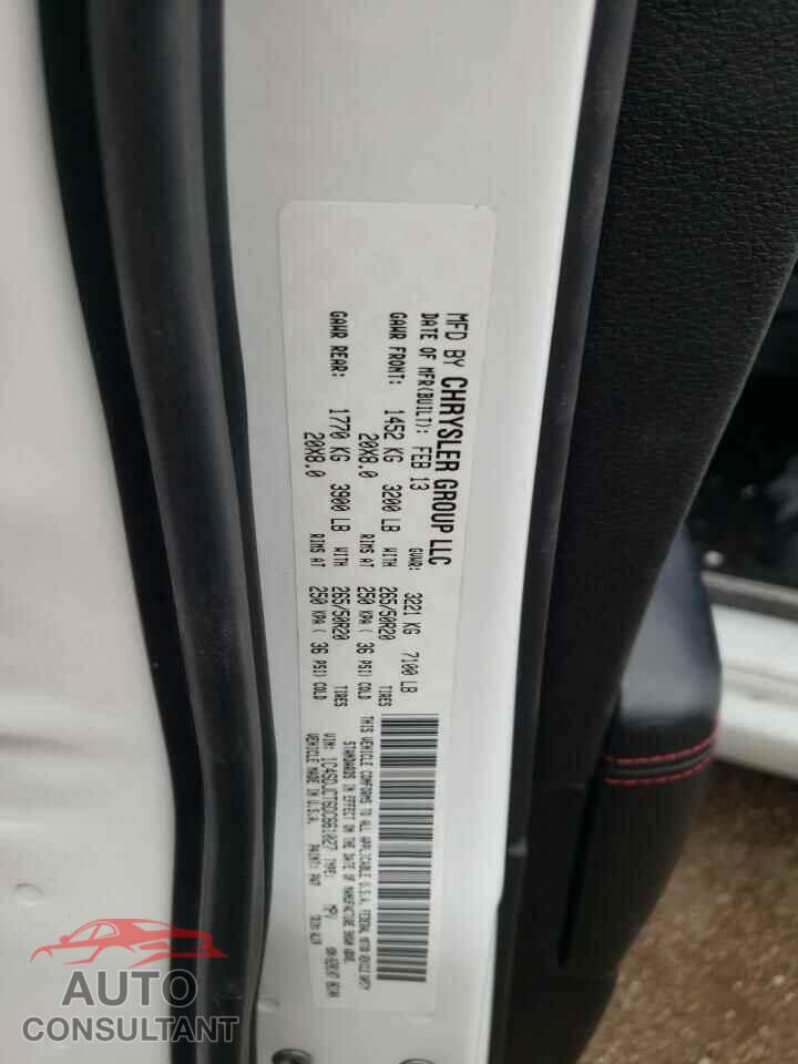DODGE DURANGO 2013 - 1C4SDJCT6DC661027