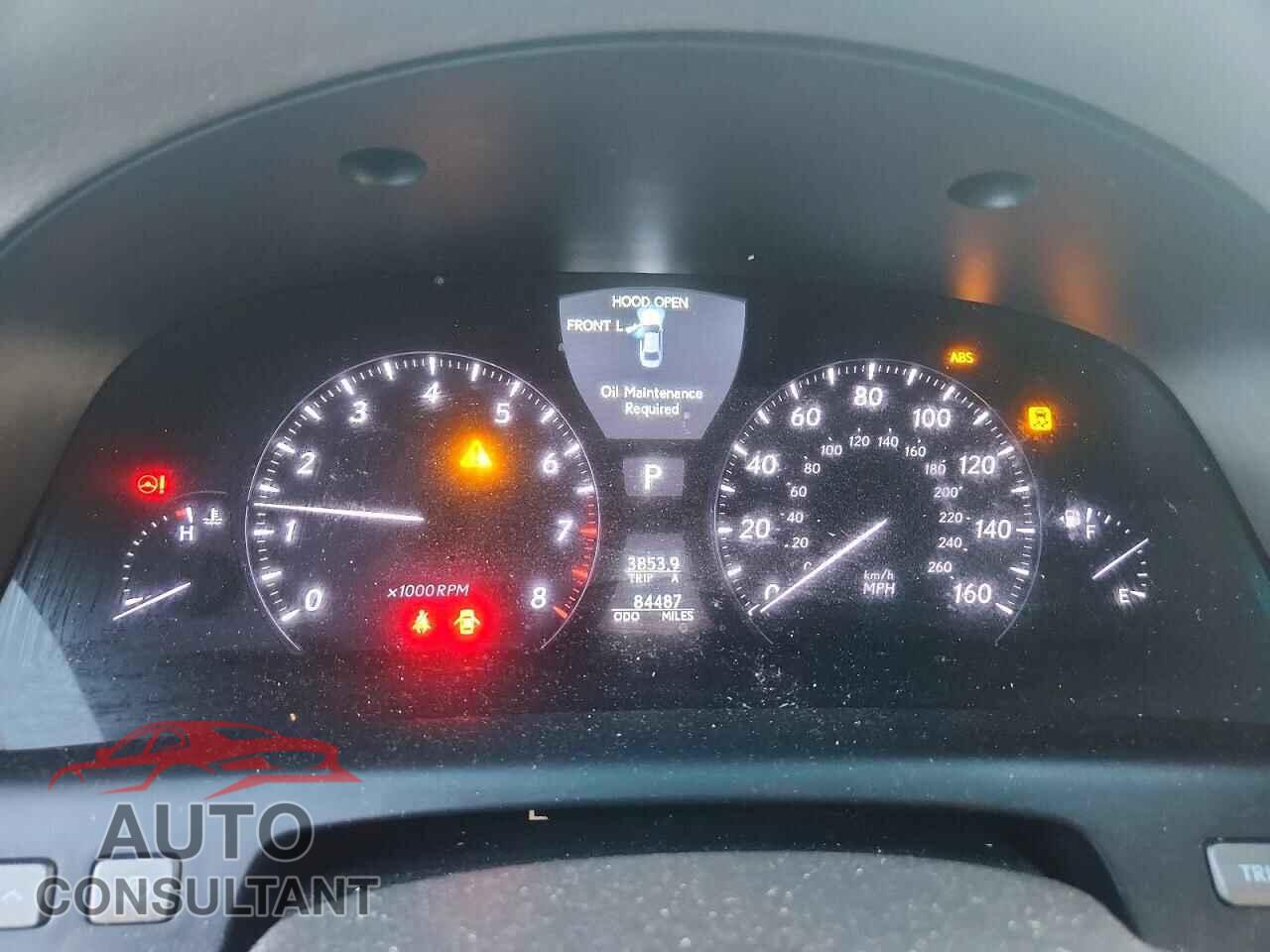 LEXUS LS460 2012 - JTHCL5EF4C5014469