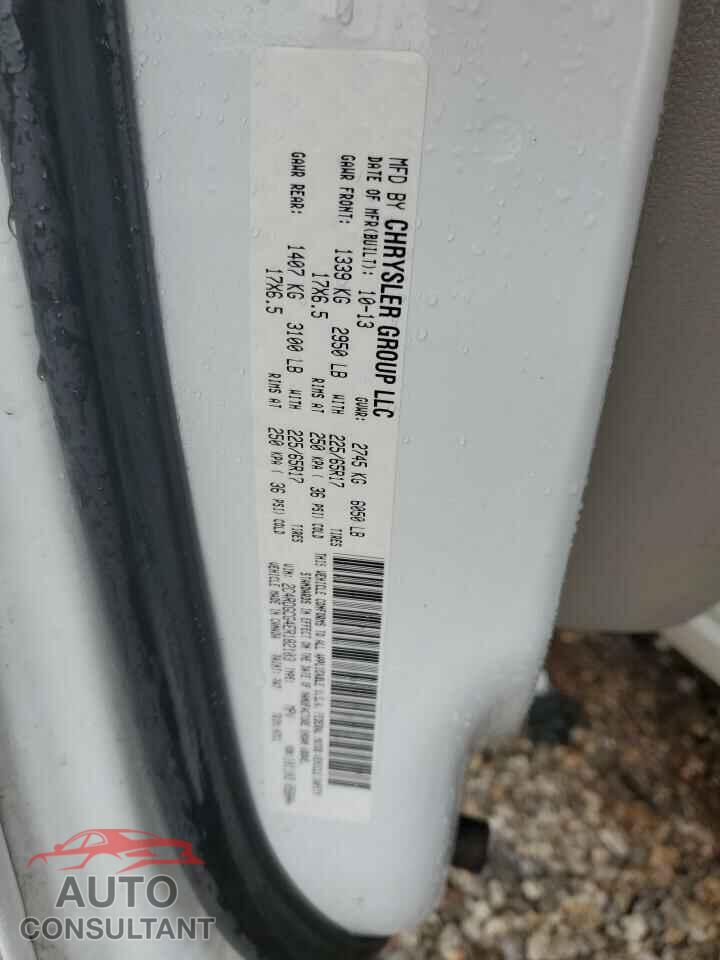 DODGE CARAVAN 2014 - 2C4RDGCG4ER182103