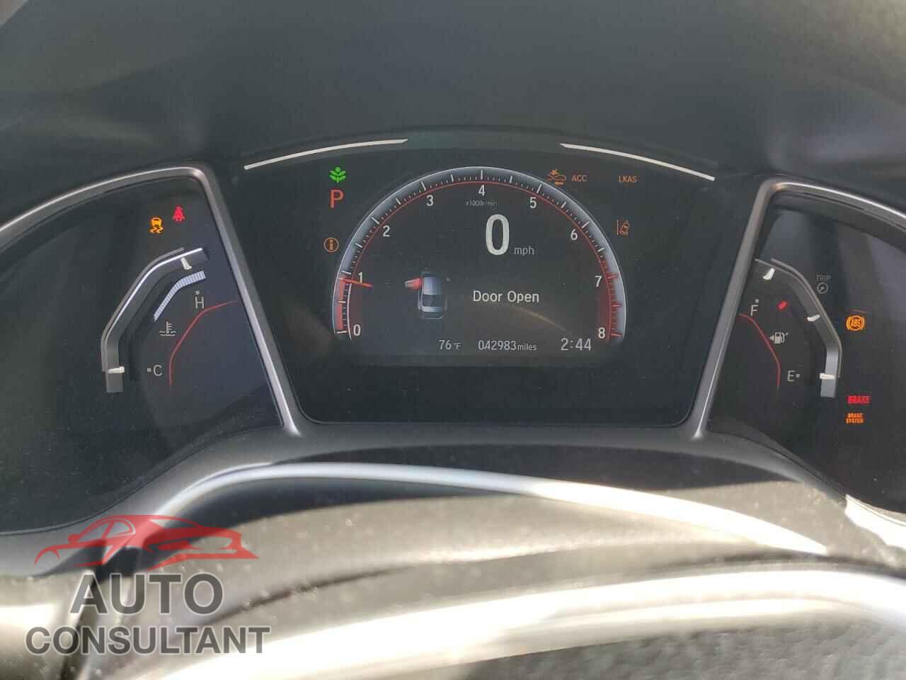 HONDA CIVIC 2019 - 2HGFC2F86KH596810