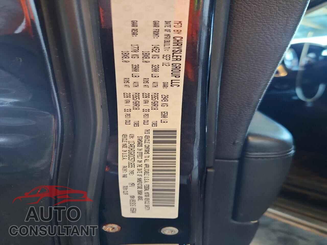 DODGE DURANGO 2013 - 1C4RDHDG0DC571655