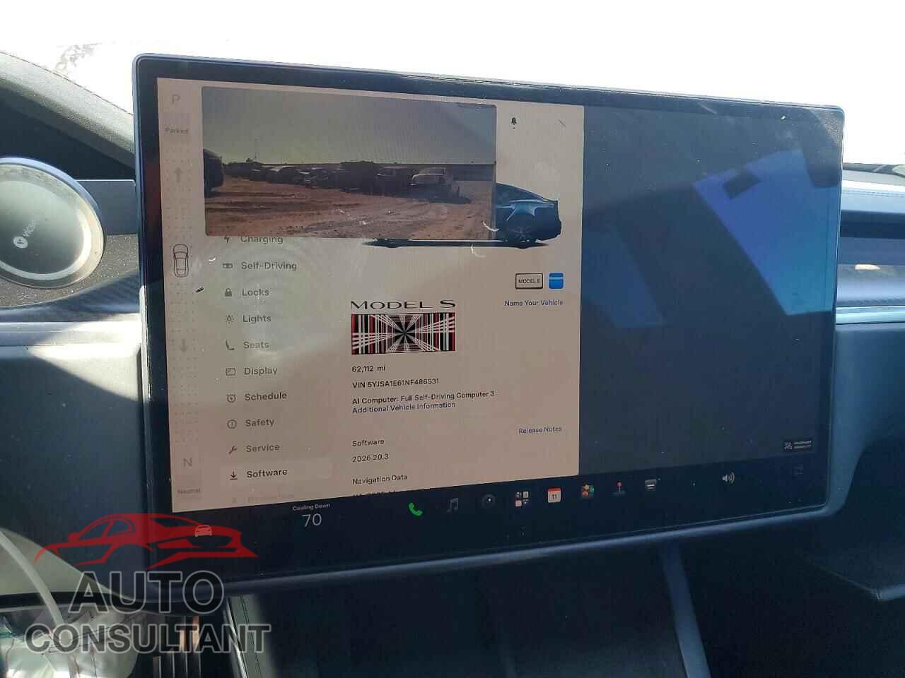 TESLA MODEL S 2022 - 5YJSA1E61NF486531