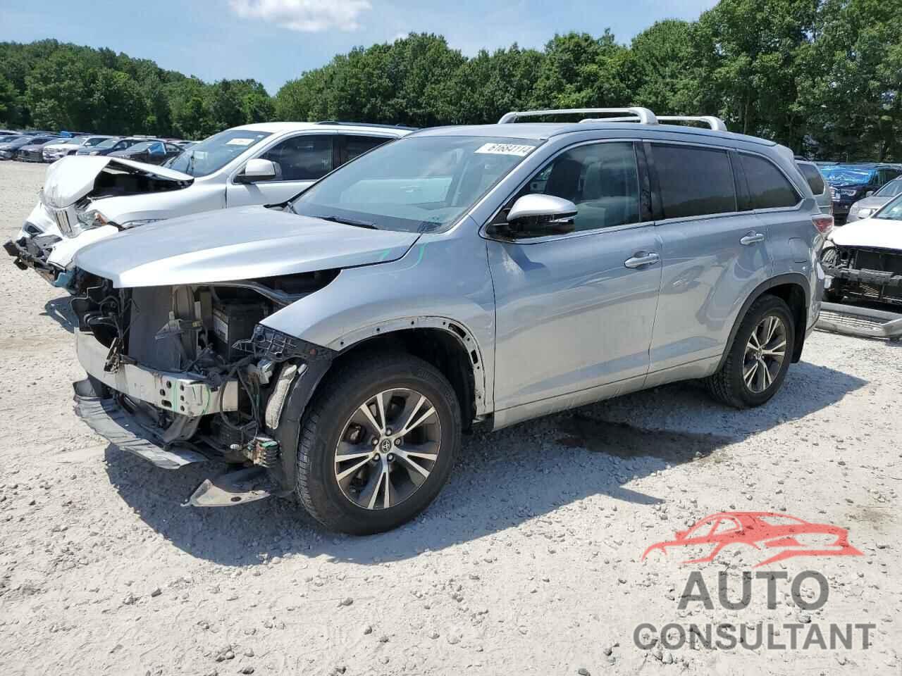 TOYOTA HIGHLANDER 2016 - 5TDJKRFH8GS293699