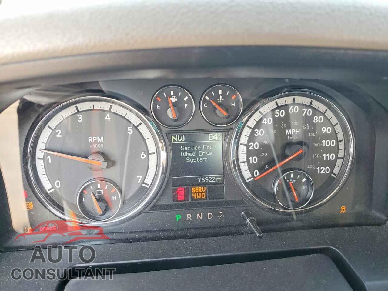 DODGE RAM 1500 2012 - 1C6RD7GT9CS177019