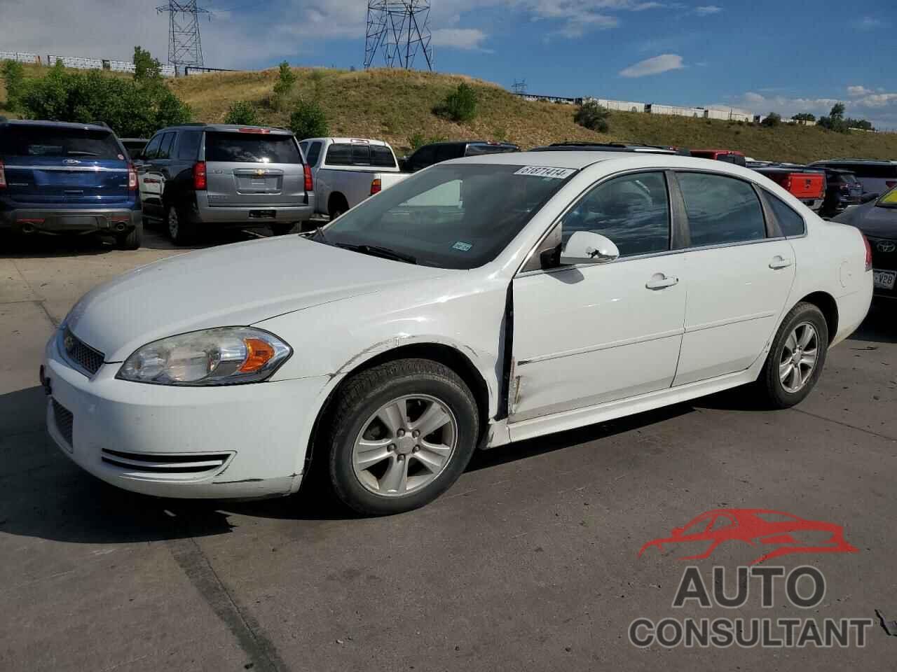CHEVROLET IMPALA 2012 - 2G1WF5E31C1161953