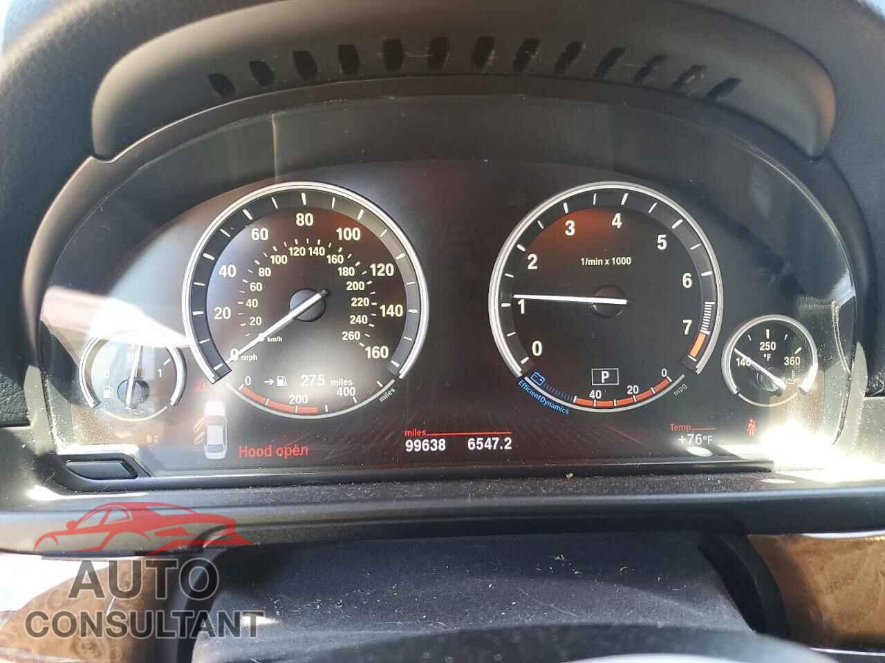 BMW 5 SERIES 2012 - WBAXH5C59CDW03003