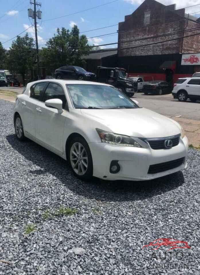 LEXUS CT 200 2012 - JTHKD5BH1C2054797