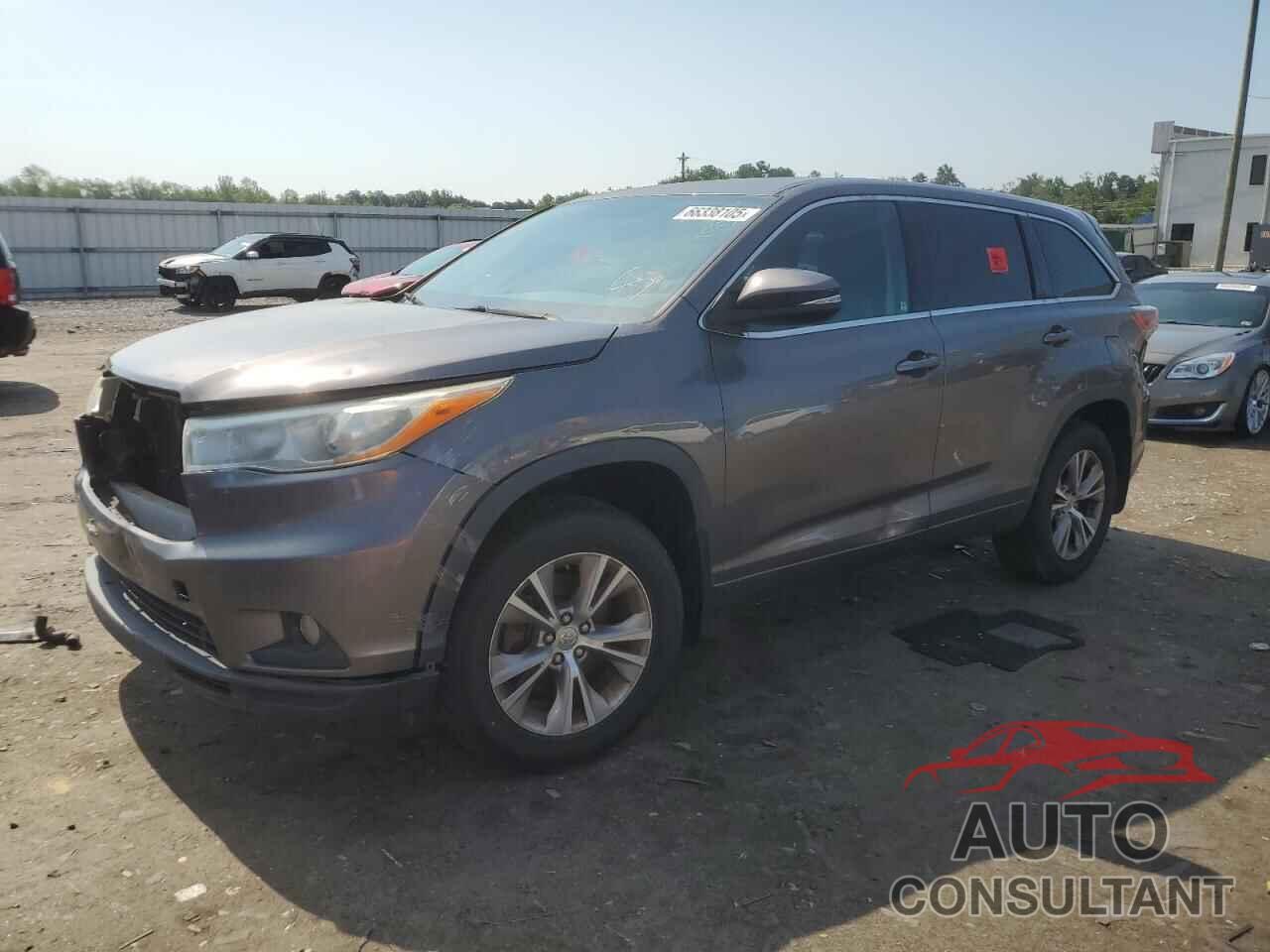 TOYOTA HIGHLANDER 2014 - 5TDBKRFH1ES068445