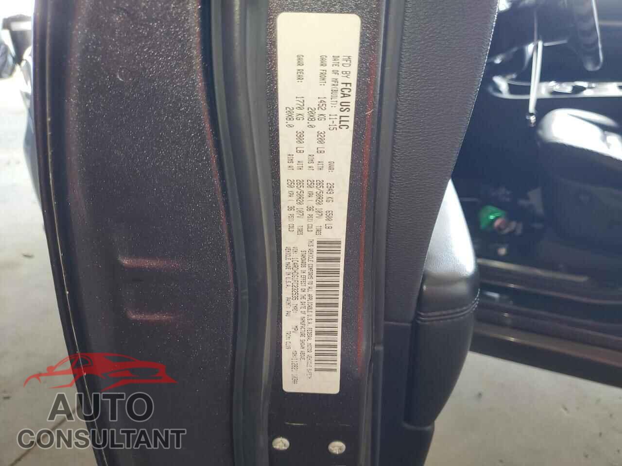DODGE DURANGO 2015 - 1C4RDHDG1FC232535