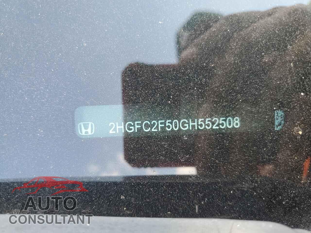 HONDA CIVIC 2016 - 2HGFC2F50GH552508