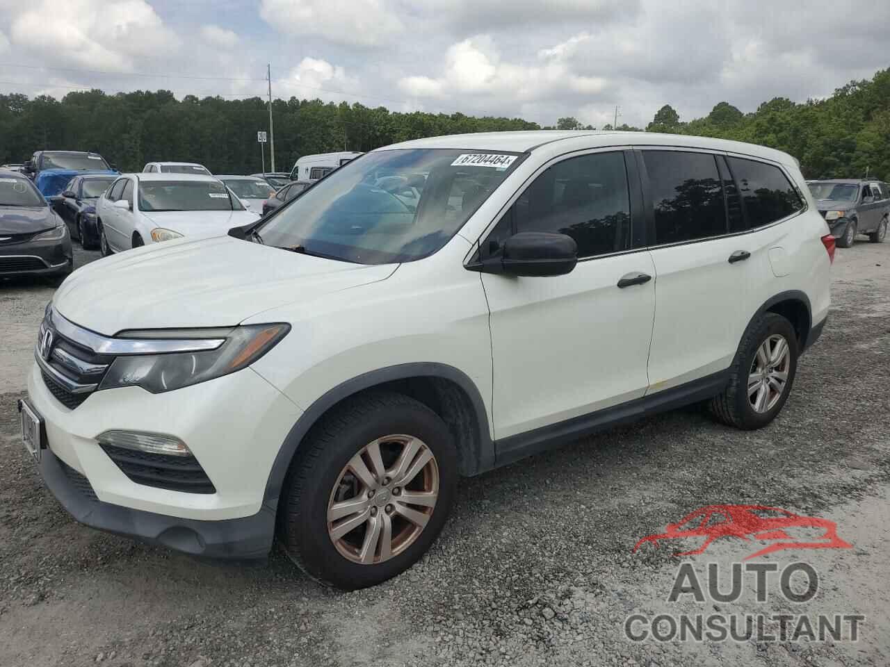 HONDA PILOT 2017 - 5FNYF5H15HB015778