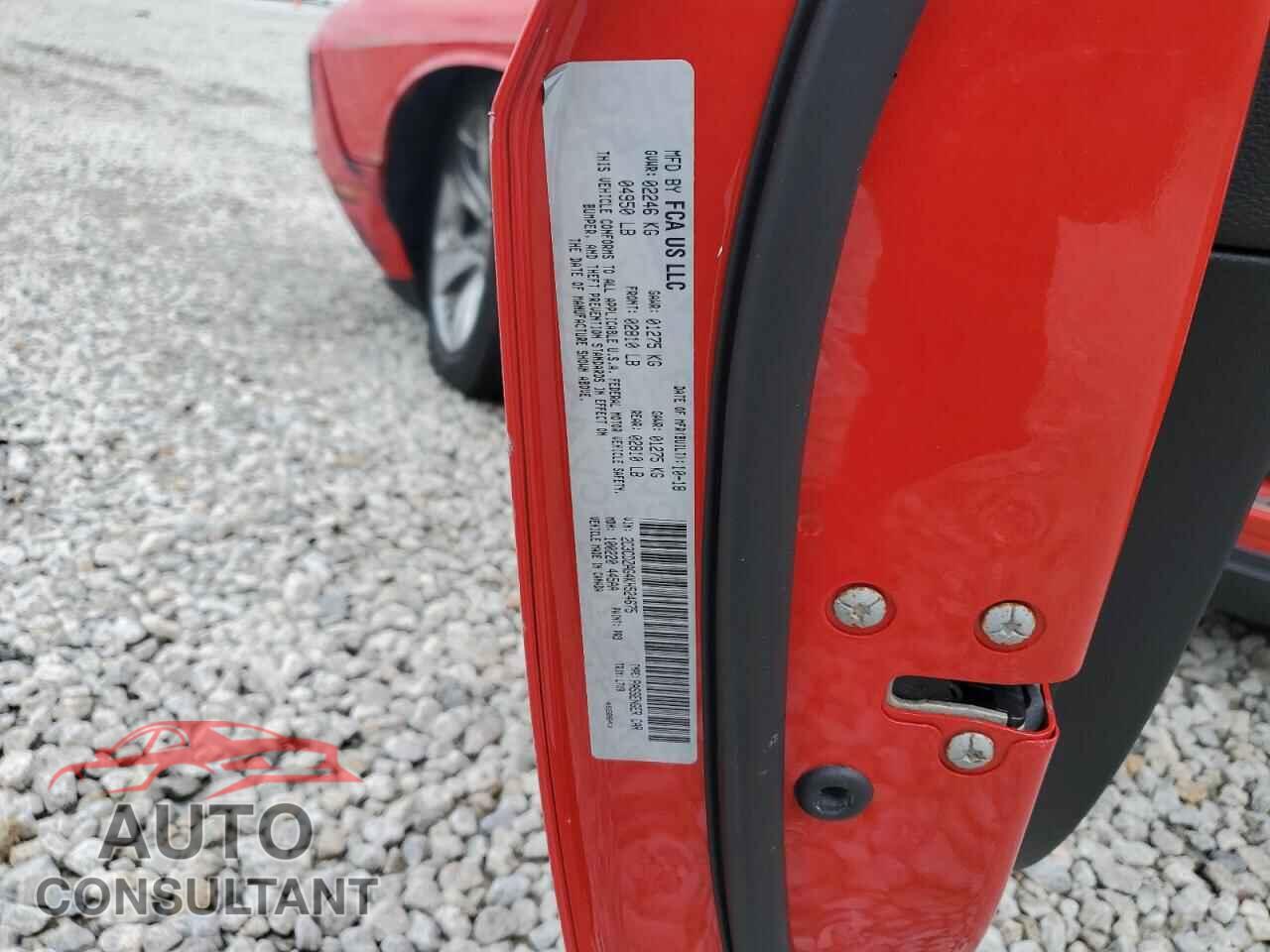 DODGE CHALLENGER 2019 - 2C3CDZAG4KH524675