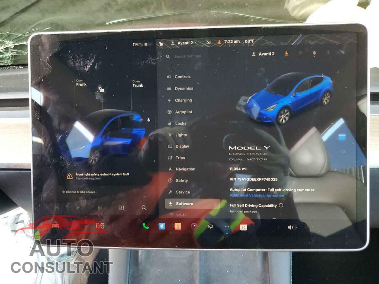 TESLA MODEL Y 2023 - 7SAYGDEEXPF749025