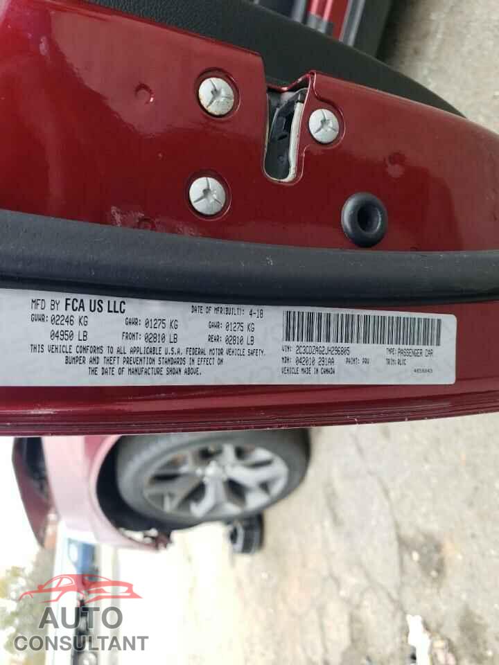 DODGE CHALLENGER 2018 - 2C3CDZAG2JH296805