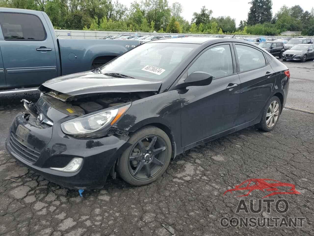 HYUNDAI ACCENT 2013 - KMHCU4AE6DU581193