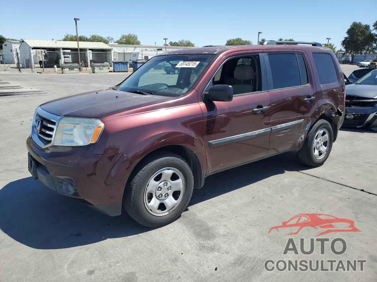HONDA PILOT 2013 - 5FNYF4H21DB002507