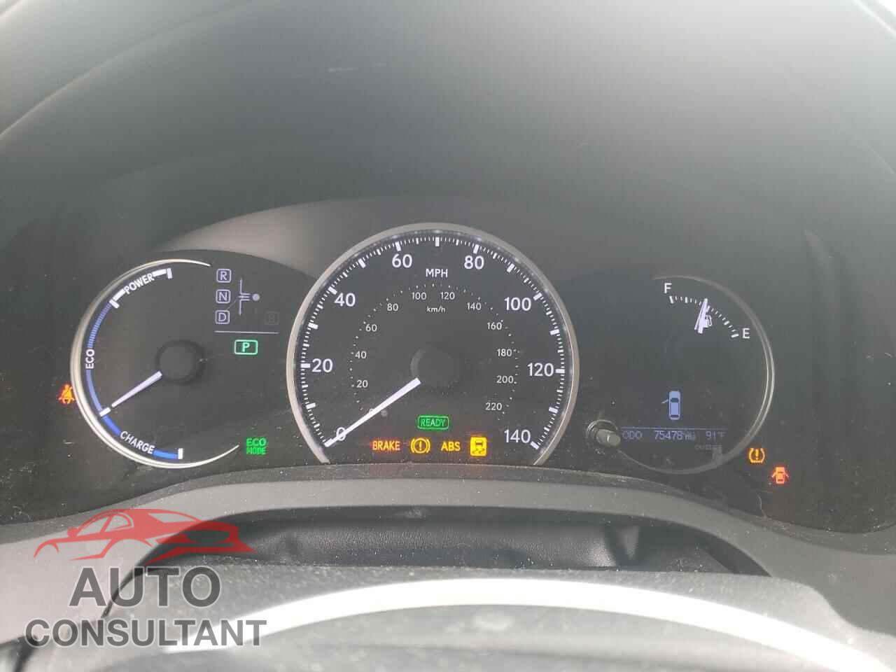 LEXUS CT 200 2012 - JTHKD5BH3C2101604