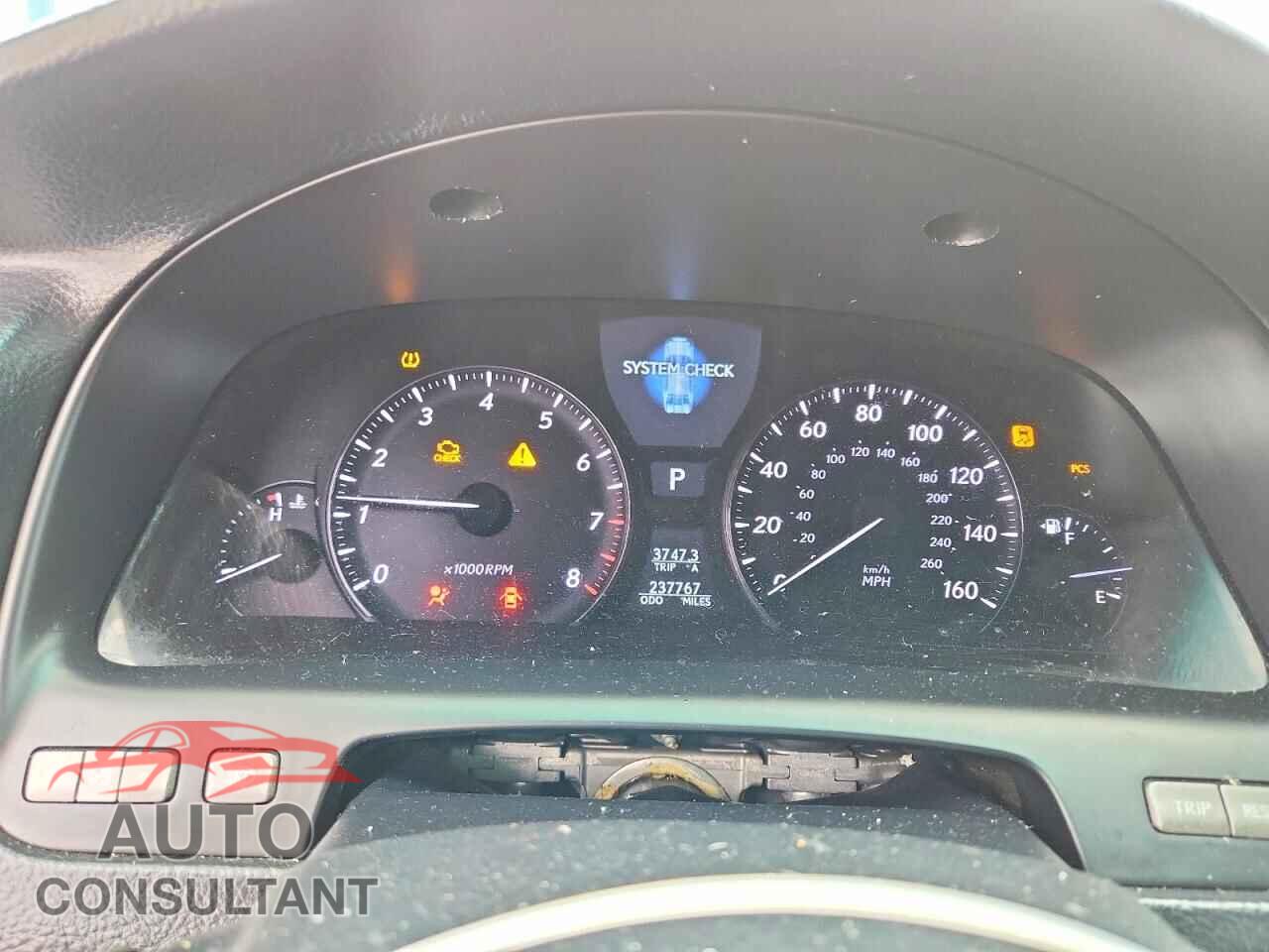 LEXUS LS460 2011 - JTHDL5EF2B5003005