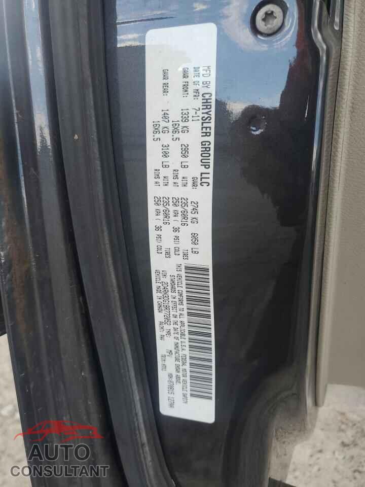 DODGE CARAVAN 2011 - 2D4RN3DG1BR772052