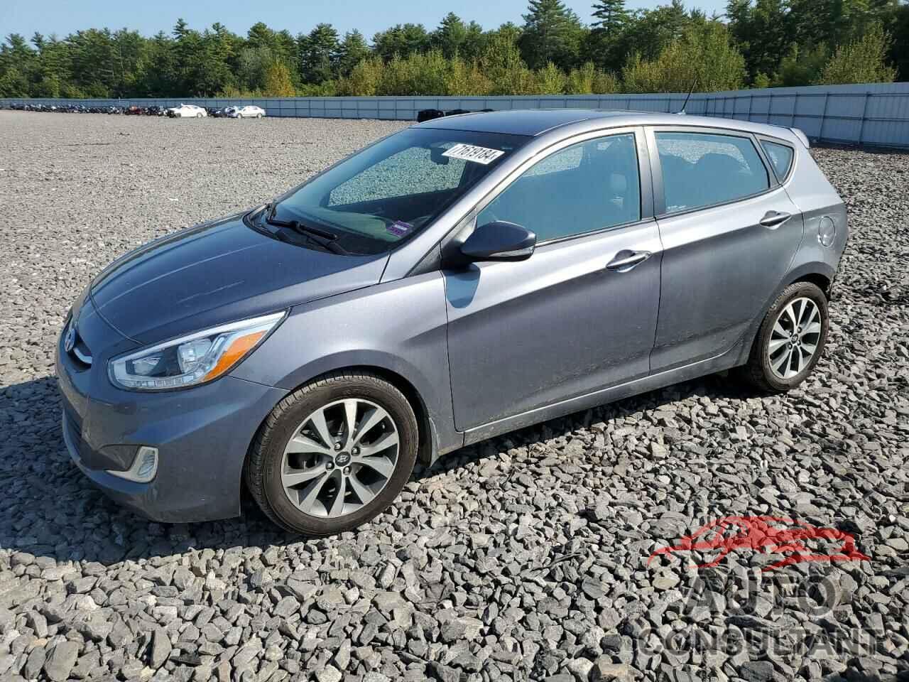 HYUNDAI ACCENT 2017 - KMHCU5AE6HU334042