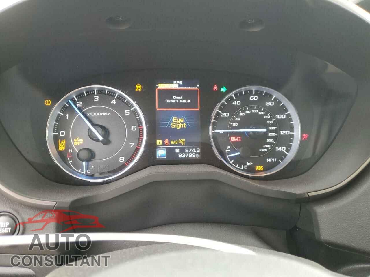 SUBARU ASCENT 2019 - 4S4WMAPD9K3445363