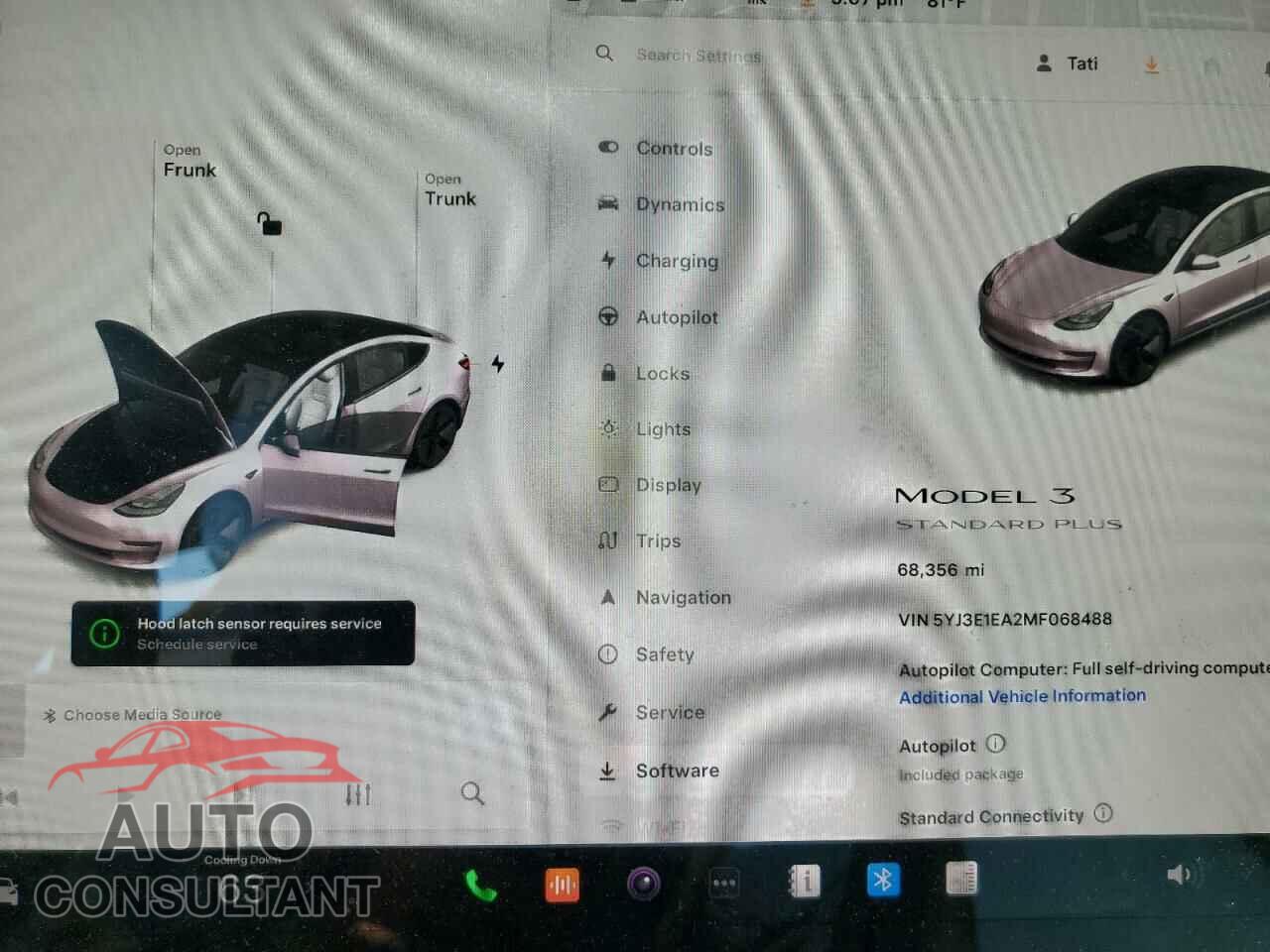 TESLA MODEL 3 2021 - 5YJ3E1EA2MF068488