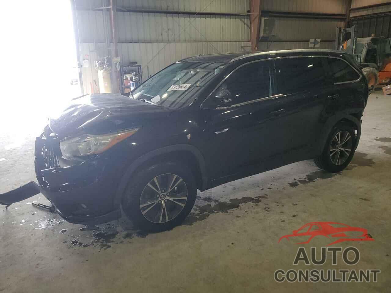 TOYOTA HIGHLANDER 2016 - 5TDKKRFH1GS504827