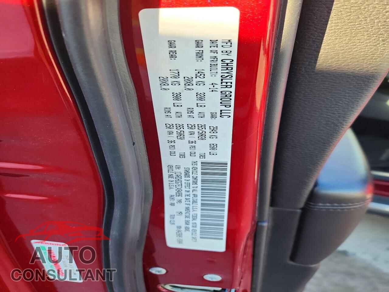 DODGE DURANGO 2014 - 1C4RDHDG7EC494896