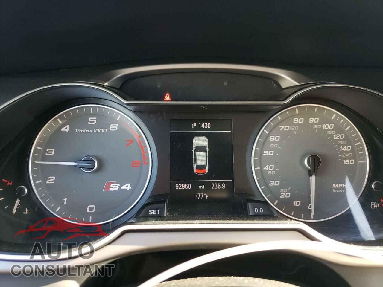 AUDI S4/RS4 2013 - WAUDGAFL3DA210965