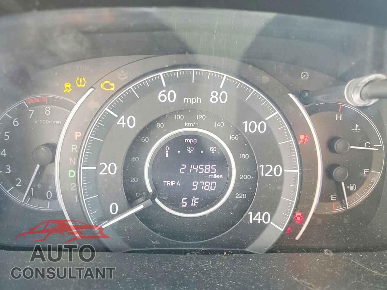 HONDA CRV 2012 - 5J6RM3H59CL003473